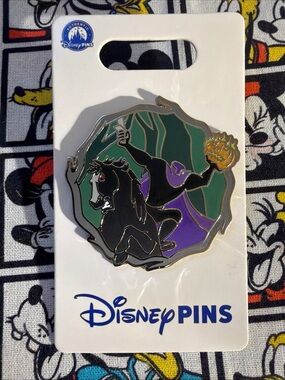 Disney Maleficent Enamel Pin - Black, Green, Purple, Gold
